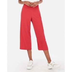 EXPRESS High Waisted Culotte Pant in Guava